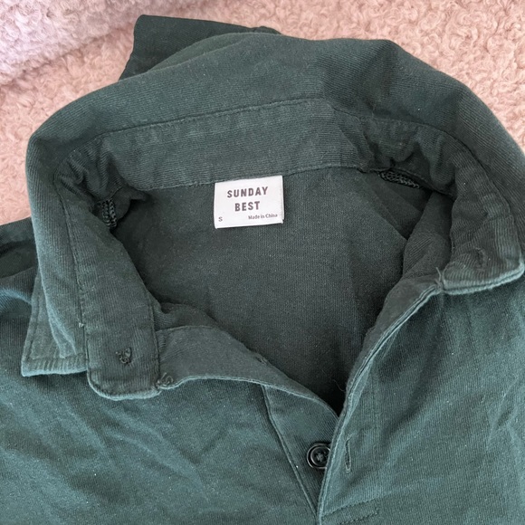 ARITZIA SUNDAYS BEST GREEN CROP TOP - Picture 3 of 5